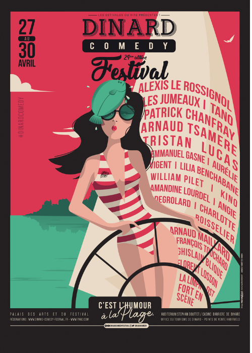 Affiche Dinard Comedy Festival 2023