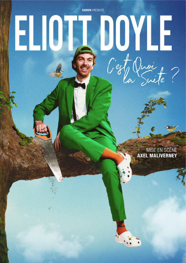 affiche_eliott_doyle "En bande improvisée" La Limprost au 26e Dinard Comedy Festival 2025